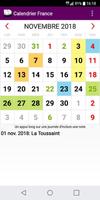 Français Calendrier 2023 الملصق