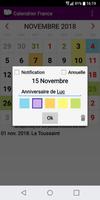 Français Calendrier 2023 capture d'écran 1