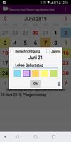 Deutsch Kalender 2023 captura de pantalla 2