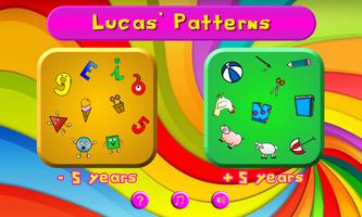 Lucas' Logical Patterns Game Affiche