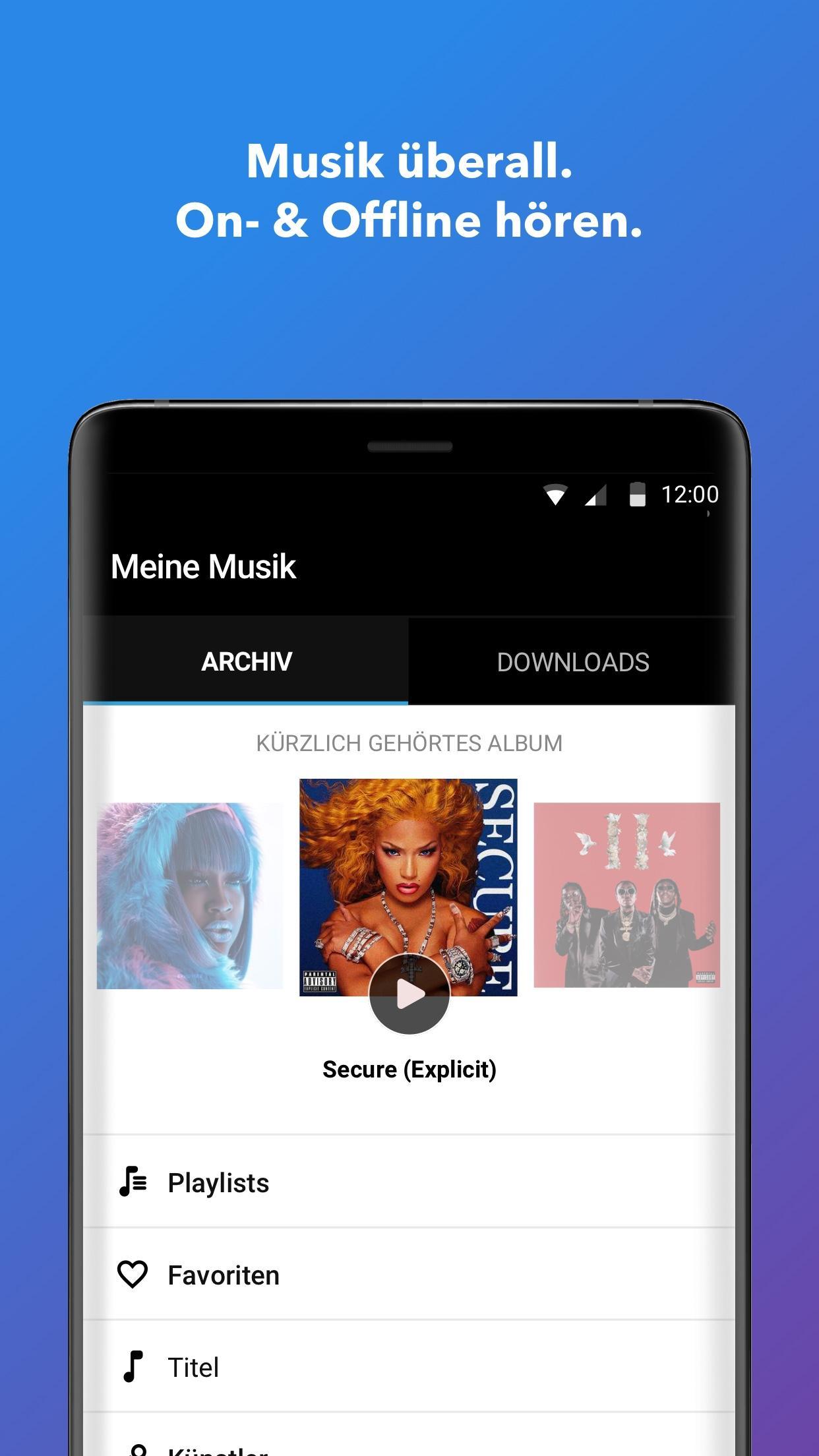 Eine App Bei Der Man Musik Auch Offline Horen Kann Download Apps Gratis