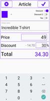 😍 Emma discount calculator (sales and tax) 😎 screenshot 1