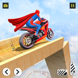 오토바이 게임 레이싱: 슈퍼 영웅 스턴트 자전거 게임 아이콘