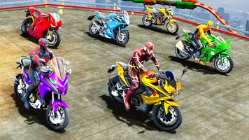 バイクゲームレース: ヒーローダートバイクメガランプ ポスター