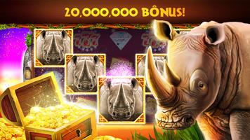 Rhino Fever Caça Níquel Casino Cartaz