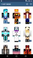 Skins for Minecraft plakat