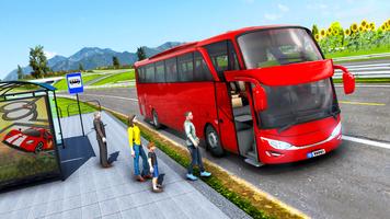 公路巴士模拟器巴士游戏 截图 1