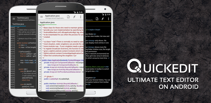 QuickEdit banner