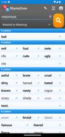 RhymeZone Rhyming Dictionary تصوير الشاشة 3
