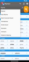 RhymeZone Rhyming Dictionary تصوير الشاشة 1