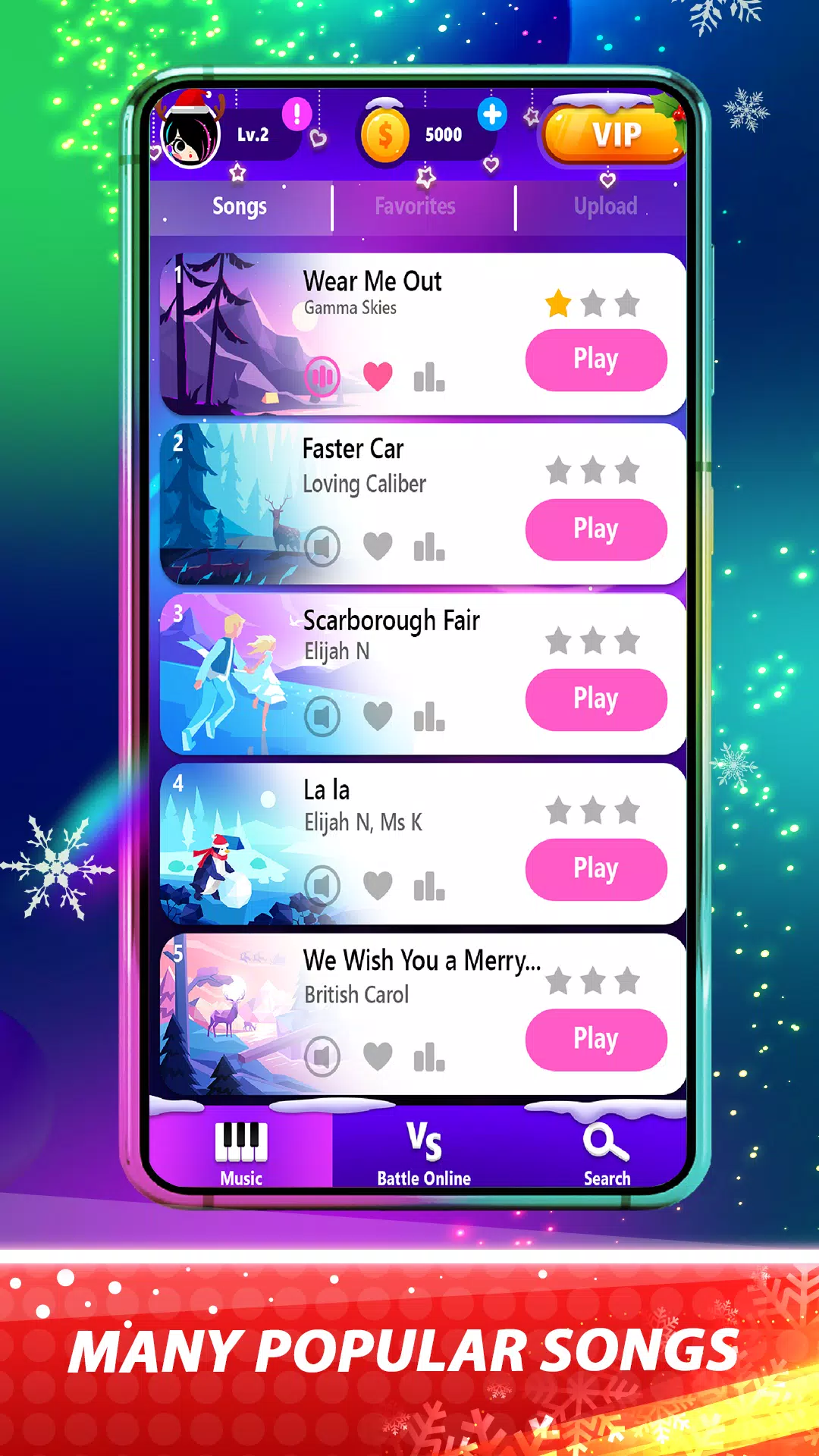 Play Magic Pink Tiles: Piano Game Online for Free on PC & Mobile