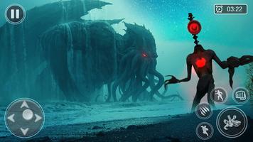 Siren Head Godzilla Fight 3D ảnh chụp màn hình 2