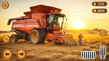 Tractor Farming Driving Games ảnh chụp màn hình 1