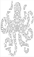Octopus Shapes Mandalas Coloring Book постер