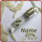 Write Name On Rice Grain – Name On Rice Editor ícone