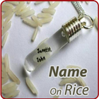 Write Name On Rice Grain – Name On Rice Editor أيقونة