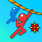 Rope Hero : Puzzle Physics Game آئیکن