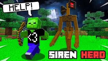 Siren Head Game for MCPE تصوير الشاشة 3