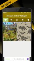 Dinosa for Littles Wallpaper Affiche