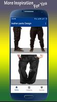 leather pants Design poster