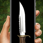 Knives weapon simulator icône