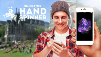 Hand spinner simulator پوسٹر