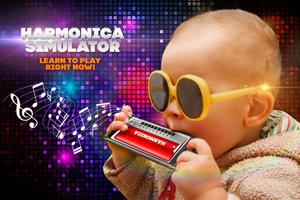 Play Harmonica prank game simu poster