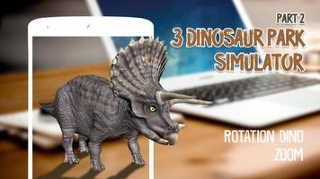 3D Dinosaur park simulator par poster