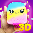 3D Squishy toys kawaii soft st-icoon