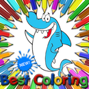New Coloring Book Baby Shark And Dolphin Friends APK