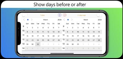 Dual Calendar capture d'écran 1