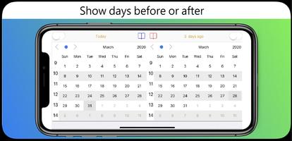 Dual Calendar syot layar 1