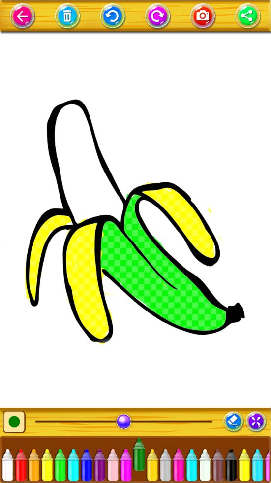 Mewarnai Buah Dan Bunga Terbaik untuk Anak Anak for Android