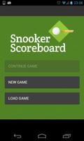 Snooker Scoreboard plakat