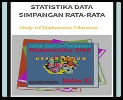 Estadísticas Promedio de datos equivalentes Poster