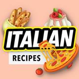 이탈리아 조리법  음식 책 아이콘