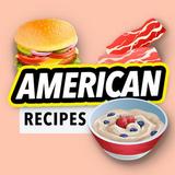 Libro de cocina estadounidense icono
