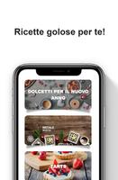 Poster Ricette Dolci Italiano