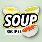 Suppenrezepte - Essen Kochbuch Zeichen