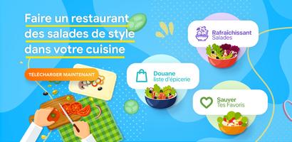 Recettes de salades : saines Affiche