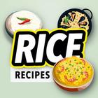 Aplicación de recetas de arroz icono