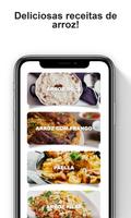 App de receitas de arroz Cartaz