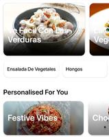 vegetarianas recetas app captura de pantalla 2