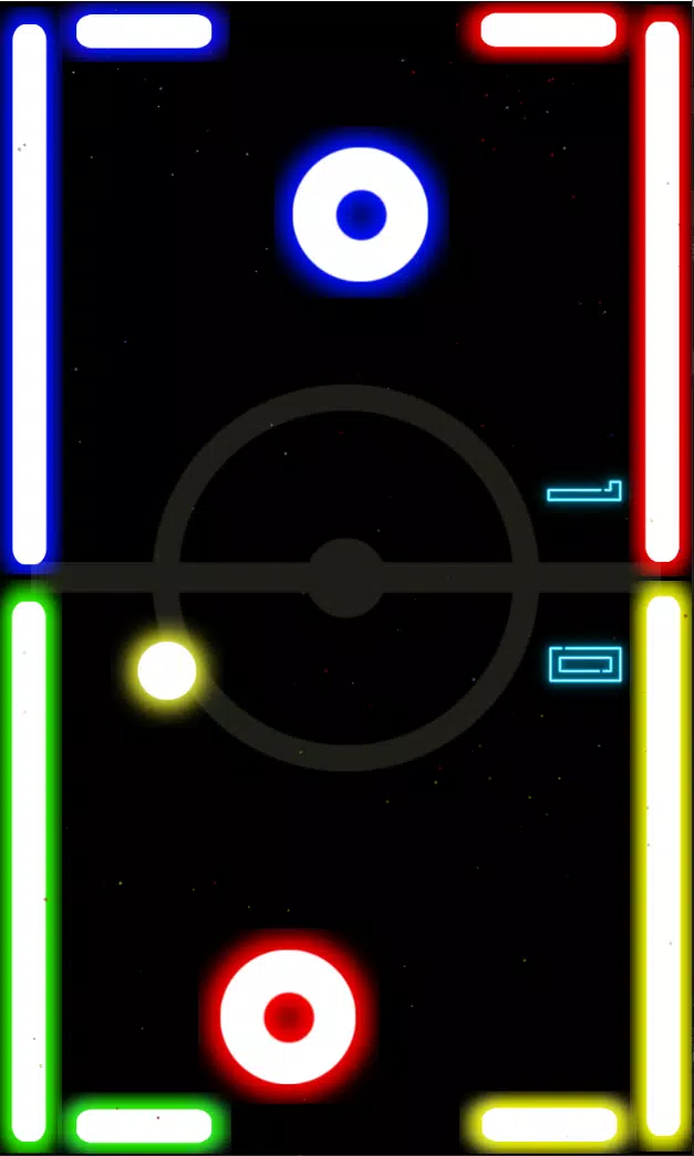 glow in the dark air hockey