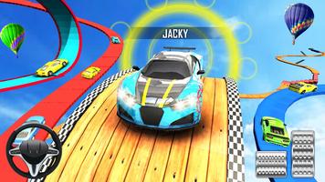 पागल कार स्टंट रेस कार का खेल स्क्रीनशॉट 1