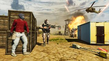 War Commando 3D Shooting Game ảnh chụp màn hình 1