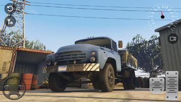 Russian Truck: ZIL 130 الملصق