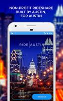 Ride Austin Non-Profit TNC الملصق