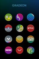 Gradeon - A Rounded Neon Icon  screenshot 1