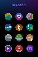 Gradeon - A Rounded Neon Icon  syot layar 2